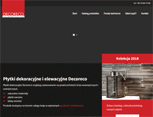 Tablet Screenshot of decoreco.com